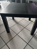 Twee zwarte IKEA tafeltjes, Ophalen, Minder dan 45 cm, Minder dan 55 cm, Gebruikt