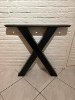 Stalen X-frame tafelpoten, Huis en Inrichting, Tafels | Eettafels, Ophalen, Nieuw, 50 tot 100 cm, Metaal