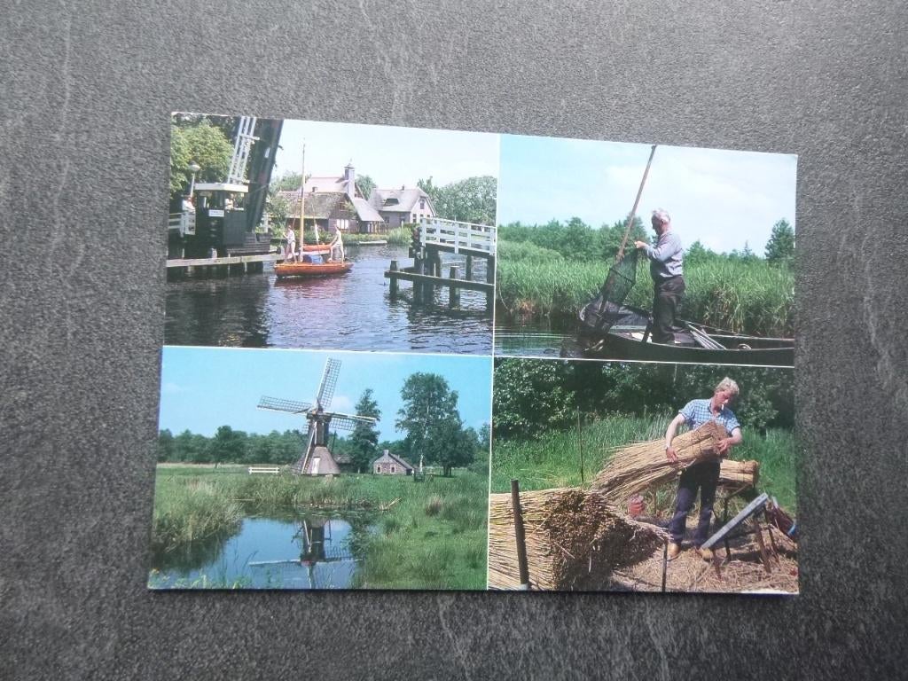 Weerribben, molen/riet, Verzenden, 1980 tot heden, Gelopen, Noord-Brabant