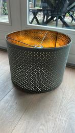 lampenkap groen met goud middenin, Huis en Inrichting, 25 tot 50 cm, Rond, Ophalen of Verzenden, Zo goed als nieuw