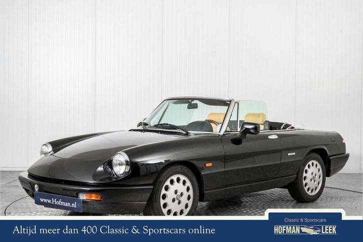 Alfa Romeo Spider 2.0 (bj 1991), Auto's, Alfa Romeo, Bedrijf, Te koop, Spider, Elektrische ramen, Lichtmetalen velgen, Open dak