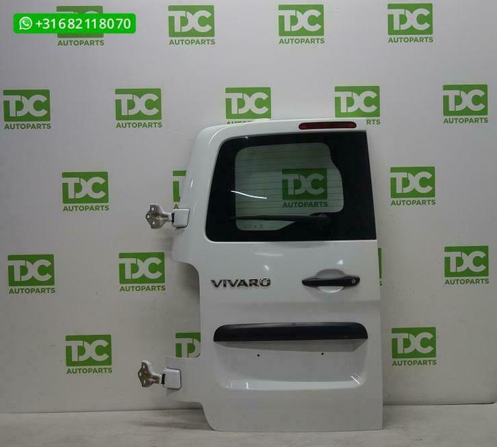 Opel Vivaro ('19-'23) Achterdeur links met ruit wit, Auto-onderdelen, Carrosserie en Plaatwerk, Deur, Opel, Achter, Links, Gebruikt