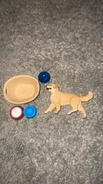 Schleich hond met bak en bakjes eten, Ophalen