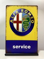 Alfa Romeo Service metalen reclamebord (Old Look), Ophalen of Verzenden, Nieuw, Auto's