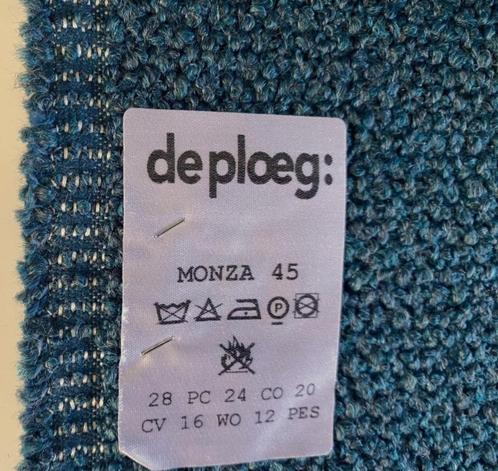 De Ploeg Monza 45; blauw; 1,68 meter meubelstof, Hobby en Vrije tijd, Stoffen en Lappen, Nieuw, Overige materialen, 120 cm of meer