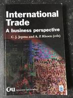 international trade a business perspective prof Jepma Rhoen, Boeken, Prof Jepma Rhoen, Ophalen of Verzenden, Zo goed als nieuw