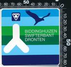 Sticker: VVV - Biddinghuizen - Swifterbant - Dronten, Overige typen, Ophalen of Verzenden, Zo goed als nieuw