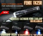 Fenix TK25R USB zaklamp – wit, rood, UV, blauw signaallicht, Ophalen of Verzenden, Landmacht, Nederland, Overige typen