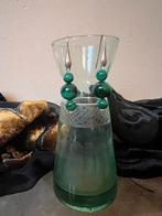Malachiet Akoya zoutwater parel beschermt liefde magie uniek, Sieraden, Tassen en Uiterlijk, Oorbellen, Nieuw, Ophalen of Verzenden