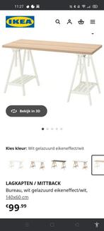Bureau Ikea lagkapten/mittback, Huis en Inrichting, Bureaus, Ophalen, Zo goed als nieuw