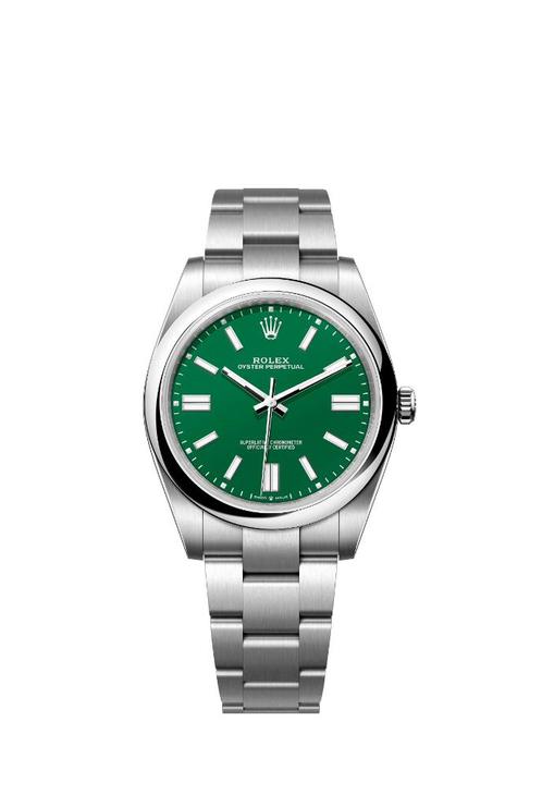 Rolex Oyster Perpetual Date 124300 Green 41MM – NEW 2022, Sieraden, Tassen en Uiterlijk, Horloges | Heren, Nieuw, Rolex, Staal