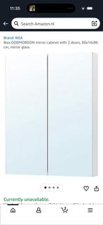 IKEA GODMORGON Spiegelkast - Zo goed als nieuw!, Ophalen, Spiegelkast, 50 tot 100 cm, Zo goed als nieuw