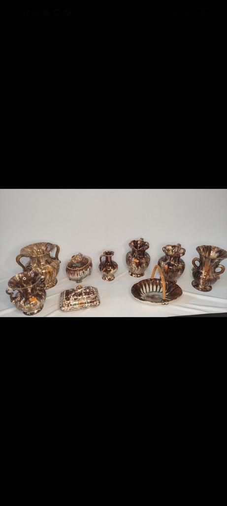 Antieke keramiek set, Antiek en Kunst, Antiek | Keramiek en Aardewerk, Ophalen of Verzenden