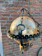 Vintage ijzeren hanglamp gotisch, Antiek en Kunst, Antiek | Lampen, Ophalen of Verzenden
