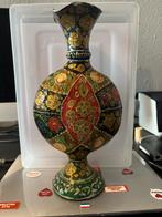 Handbeschilderde Afrikaanse papier-maché vaas, Antiek en Kunst, Ophalen of Verzenden
