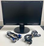 LG 19" inch monitor (W1941S-PF, TN, VGA (D-Sub), 1366 x 768), Computers en Software, Monitoren, Ophalen, Gebruikt, Kantelbaar