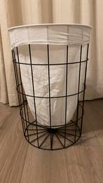 Huppe stalen wasmand met katoenen zak, Ophalen, 50 tot 75 cm, Zo goed als nieuw, Metaal