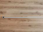 Uitschuifbare gordijnroede - 212-268 cm, Wit, Ophalen of Verzenden, Zo goed als nieuw, 200 cm of meer