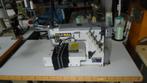 Industriële Naaimachine Global coverlock/Onder en Bovendek), Gebruikt, Naaimachine, Industrieel, Ophalen