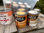 Diverse lakken, oa. Ceta Bever transparant., Doe-het-zelf en Verbouw, Verf, Beits en Lak, Ophalen, Overige kleuren, 5 tot 10 liter