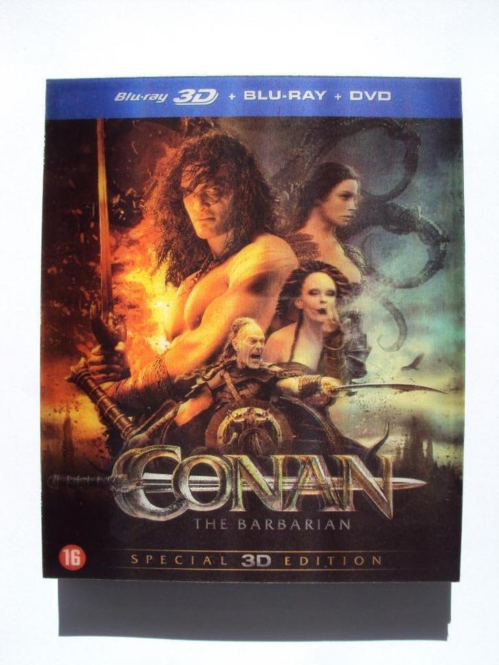 Conan 3D + 2D (Blu-ray + DVD), Cd's en Dvd's, Blu-ray, Zo goed als nieuw, Actie, 3D, Ophalen of Verzenden