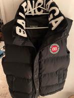 Balenciaga bodywarmer met bontkraag, Maat 52/54 (L), Zwart, Ophalen of Verzenden, Zo goed als nieuw