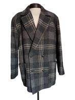 Turo Finland geruite vintage wollen jas - maat 54 C, Kleding | Heren, Ophalen of Verzenden, Zo goed als nieuw, Maat 52/54 (L)