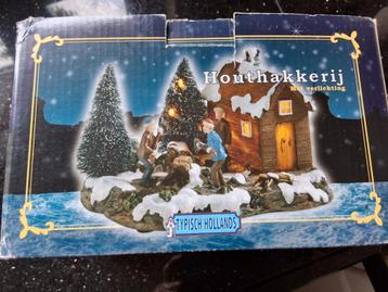 Kersthuisje Typisch Hollands, Houthakkerij, kerst beschikbaar voor biedingen
