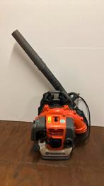 Gebruikte goed werkende Husqvarna 150 Bt rug bladblazer, Tuin en Terras, Bladblazers, Ophalen, Benzine, Gebruikt, Ruggedragen
