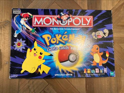 Pokemon Monopoly compleet in goede staat, Hobby en Vrije tijd, Gezelschapsspellen | Bordspellen, Gebruikt, Een of twee spelers