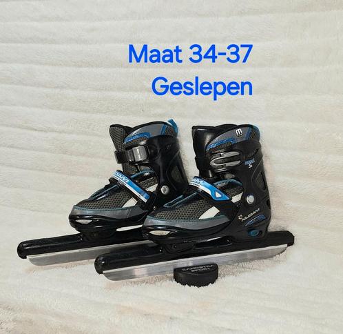 Nijdam verstelbare schaatsen maat 34-37 Geslepen!, Sport en Fitness, Schaatsen, Gebruikt, Combinoren, Nijdam, Ophalen of Verzenden