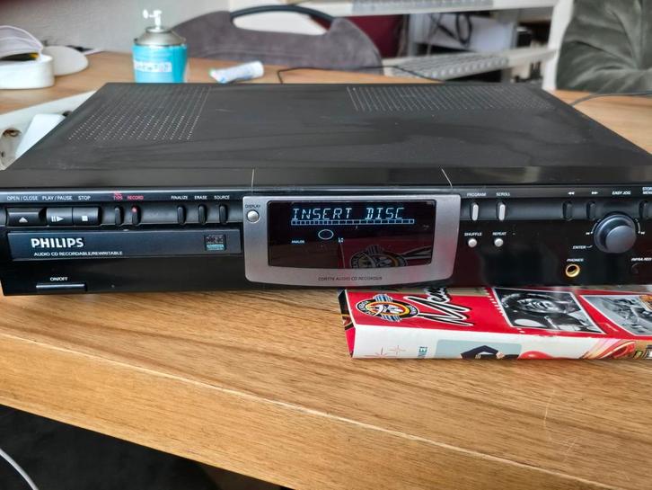 Philips CDR770 CD-recorder - Perfecte opnames!, Audio, Tv en Foto, Cd-spelers, Gebruikt, Philips, Ophalen of Verzenden