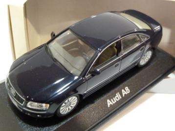 Minichamps Audi A8 Indigo Blauw 2002 1:43 2.00.000.01386.003