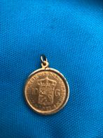 Gouden Tientje Wilhelmina in draag houder 1912, Postzegels en Munten, Munten | Nederland, Setje, Koningin Wilhelmina, 10 gulden