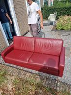 Gratis leren bank, Huis en Inrichting, Ophalen, Gebruikt, 150 tot 200 cm, Tweepersoons