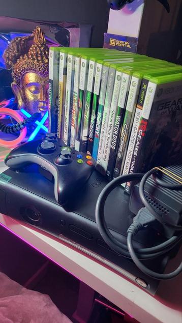 Xbox 360 met Controller & 15 Games beschikbaar voor biedingen