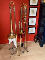 Trombone SLOKAR SOLO grote boring, Muziek en Instrumenten, Blaasinstrumenten | Trombones, Gebruikt, Ophalen of Verzenden, Met koffer