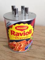 transistor radio's retro vintage novelty Maggi Ravioli., Ophalen, Zo goed als nieuw, Transistorradio