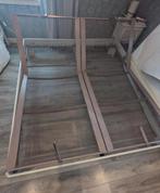 Twee persoons bed Auping Auronde 180x200 wit + spiralen, Huis en Inrichting, Slaapkamer | Bedden, Verstelbaar, Wit, Tweepersoons