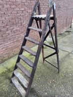 Houten vintage schilderstrap., Doe-het-zelf en Verbouw, Ladders en Trappen, Ophalen of Verzenden, Zo goed als nieuw, Minder dan 2 meter