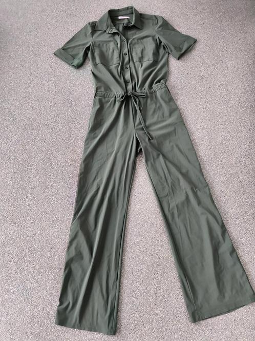 prachtige groene travelstof jumpsuit Studio Anneloes zgan, Kleding | Dames, Jumpsuits, Zo goed als nieuw, Maat 42/44 (L), Groen