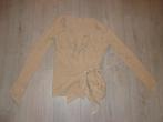 beige cashmere damesvest van Zadig & Voltaire, maat L, Ophalen of Verzenden, Gedragen, Maat 42/44 (L), Beige
