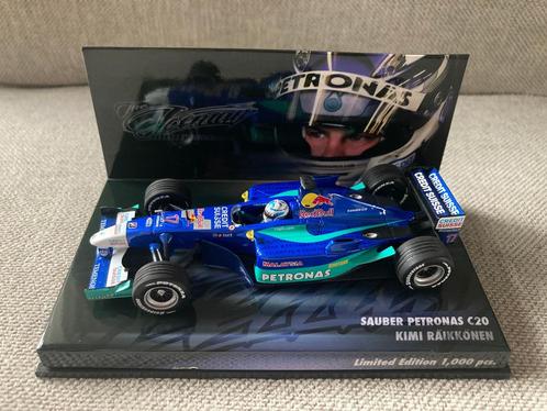 ✅ Kimi Räikkönen 1:43 2001 Sauber Petronas C20 Formule 1, Verzamelen, Automerken, Motoren en Formule 1, Nieuw, Formule 1, Ophalen of Verzenden