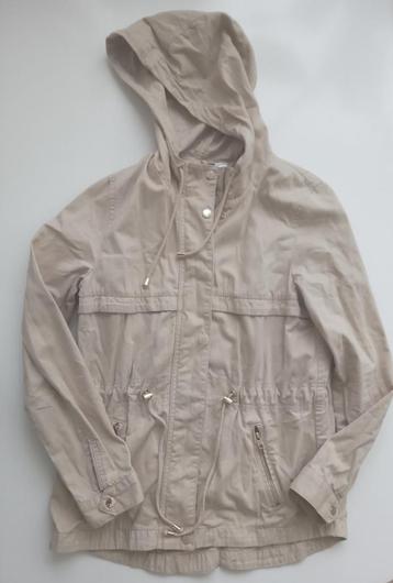 H&M Divided parka jack met zilver accenten, maat 38, nieuw beschikbaar voor biedingen