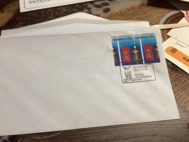 No5850 Koninklijke Militaire Academie 150 jaar paar Heb ook, Postzegels en Munten, Postzegels | Eerstedagenveloppen, Onbeschreven