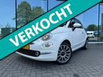 Fiat 500 C 0.9 TwinAir Turbo Lounge - Navi - Climate - OrgNL, Stof, Gebruikt, Cabriolet, Wit