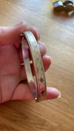 Vintage zilverkleurig armband - Duits, Ophalen of Verzenden, Zo goed als nieuw, Zilver, Dame