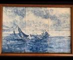 Oud Delfts blauw tegeltableau maar Ruysdeal, Antiek en Kunst, Ophalen of Verzenden