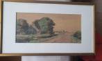 J.C. Roelandse Hollands landschap omgeving Leiderdorp., Antiek en Kunst, Kunst | Schilderijen | Klassiek, Ophalen