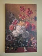 Canvas schilderij - Stilleven met bloemen, Ophalen, Gebruikt, Schilderij, 75 cm of meer